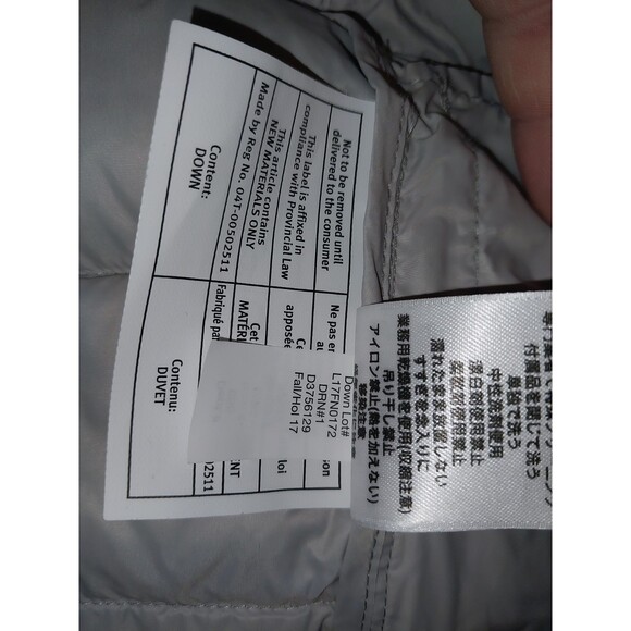 Eddie Bauer 650 Power Fill Ribbed Puffer Jacket Women’s Medium Gray - Picture 7 of 7